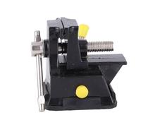 EMUKOEP Mini étau d'établi avec Base à Ventouse, Serrage Réglable | Alliage d\'aluminium robuste, Taille compacte, Idéal pour la fabrication de bijoux, Supporte une épaisseur maximale de 35 mm