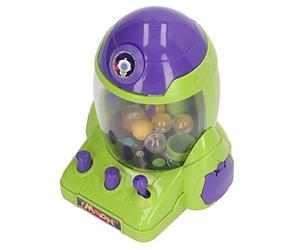 EMUKOEP Mini Machine à Griffes Spatiales, Dessin animé Mignon, Forme de Fusée Spatiale, Opération Facile, Jouet pour Enfants, Matière Plastique (Verte)
