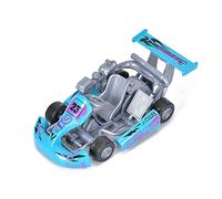 EMUKOEP Modèle en Alliage dans Une échelle 1:32, Voiture de Course de Kart à Go, Jouet Rétractable, Jouets Modèles (Bleu)