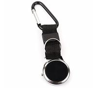 EMUKOEP Montre de Sport Durable avec Mousqueton Boussole pour L'Aventure en Plein Air, Montre à Quartz pour la Randonnée, la Navigation de Plaisance et la Chasse (Noire)