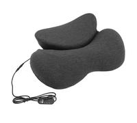EMUKOEP Oreiller Cervical Chauffant alimenté par USB avec 4 Réglages de Température pour un Sommeil Confortable Gris foncé
