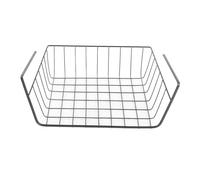 EMUKOEP Organisateur de Panier D'étagère de L'armoire, Grille de Stockage pour une épargne de L'espace Sous la Plate-forme Sous le Panier de Bureau Idéal pour le Bureau de la Cuisine ou (M)