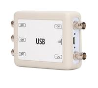 EMUKOEP Oscilloscope Virtuel PC, 5 Canaux USB, Taux D'échantillonnage de 150 KHz, Plage de 0 Hz à 50 KHz, avec Interface BNC pour les Tests électroniques et L'enregistrement de Données
