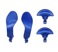EMUKOEP Palettes Arrière de Contrôleur de Jeu, Boutons de Remplacement en Métal Durable pour Contrôleur Edge, Installation Facile pour les Amateurs de Jeux (Bleue)