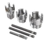 EMUKOEP Perceuse électrique Compatible avec L'outil de Fabrication de Filetage de Tuyau, Coupe Rapide de Filetage pour la Plomberie Professionnelle, Acier Rapide G1/2 G3/4 G1
