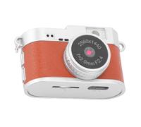 EMUKOEP Petit Appareil Photo Numérique, Caméra Vidéo Portable, Porte-clés Compact avec Capteur CCD, Idéal pour Les Voyages, Facile à Transporter et Souvenirs (Brun)