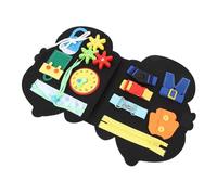 EMUKOEP Planche d'apprentissage en feutre avec design pliable - Accessoire éducatif portable pour les voyages en voiture, les voyages en avion, les distractions calmes