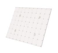 EMUKOEP Planche de Géométrie en Plastique Double Face, 80 Broches, Planche à Chevilles éducative, Bon Cadeau pour Les Enfants, Géoplan de Manipulation de Géométrie