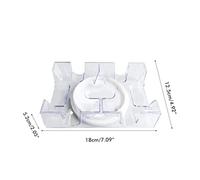 EMUKOEP Plateau de Cartes en Rotation pour les Cartes à Jouer, Porte-parole Pratique pour le Jeu Facile pour le Pont de Poker et les Jeux de Conception Durable pour une Utilisation en (Mettez 2 poker)
