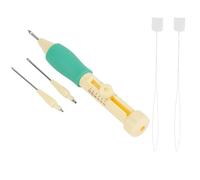 EMUKOEP Poinçon D'aiguille à Broder avec 3 Tailles, Kit de Stylos à