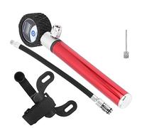 EMUKOEP Pompe à Air Haute Pression Portable pour Vélo, Gonfleur Numérique de Pneus, Affichage LCD 120psi, pour équipement de Cyclisme (Rouge)