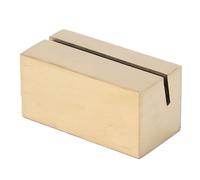 EMUKOEP Porte-numéro de Table, Porte-carte de Table, -menu en Acier Inoxydable aux Bords Lisses, Idéal pour les Mariages, les Restaurants, les Conférences et les bureaux. (Or)