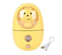 EMUKOEP Pulvérisateur Facial Animal Mignon, Mini Hydratant pour la Peau, Rechargeable par USB, pour Usage Extérieur, 35ml, 500mah (Jaune)