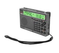 EMUKOEP Radio Multibande, Contrôle par Application, Lecture, Radio Numérique avec Alarme SOS et Lampe de Poche, pour Bande de Fréquence SW FM MW AIR V.UHF WB (Verte)
