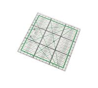 EMUKOEP Règle de Quilting, Acrylique Transparent, Règle de Grille de Bricolage avec échelle Précise pour le Repassage, la Couture, la Mesure du Patchwork