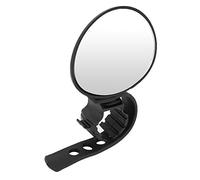 EMUKOEP Rétroviseur de Guidon de Vélo en Plastique Haute Résistance avec Réglage Complet de L'angle, Robuste et Durable, ABS Noir 3,74 X 2,76 X 0,79", Convient à la Plupart des Vélos