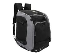 EMUKOEP Sac à Chaussures de Ski 65 L en Tissu Oxford Multi-Compartiments pour Snowboard avec Poches pour Lunettes de Casque, pour Voyage, Camping, Randonnée, Pêche
