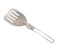 EMUKOEP Spatule Pliante Durable en Acier Inoxydable, Conception de Verrouillage, Large Application pour Barbecue, Cuisine Domestique (Spatule)