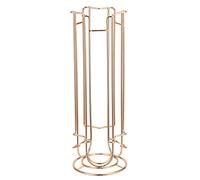 EMUKOEP Support de Dosettes de café élégant, pour la Décoration de la Maison et de la Cuisine, en Fil de Fer de Haute qualité, Couleur or (Or)