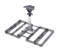 EMUKOEP Support de montage sur toit avec rotation à 360° et inclinaison à 160° et 8 compartiments en briques pour l'installation d'un mini toit satellite