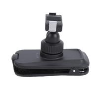 EMUKOEP Support de Sac à Dos Magnétique pour Caméra DJI Action 3 4 5, | Construction Métallique PA6 + GF30, capacité de 0,5 Kg, Largeur de Sangle de 70 Mm, Rotule Universelle pour Vlogging,