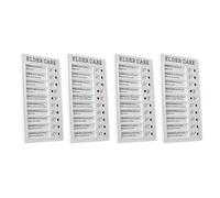 EMUKOEP Tableau de Liste de Contrôle de Mémo de Corvée Curseur de Rappel Portable pour L'achèvement des Tâches pour les Enfants Travaux Ménagers Voyage ABS PVC 7,9 X 4,7 Pouces (SOINS AUX PERSONNES