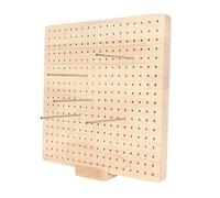 EMUKOEP Tapis de blocage au crochet, planche à tricoter en bois Do -da -te avec 20 broches en acier inoxydable pour l'artisanat