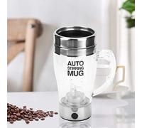 EMUKOEP Tasse Mélangeuse électrique Portable pour Soupes et thé au Lait, Aucune Cuillère Nécessaire, Construction Durable, 350ml, Adaptée à un Usage Quotidien
