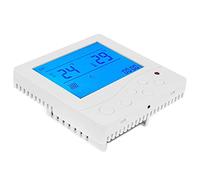 EMUKOEP Thermostat de Ventilo-convecteur Unité de Bobine de Ventilateur Thermostat Contrôleur de Bobine de Ventilateur Grand écran LCD Capteur AC220V Plage 5-35C pour Système