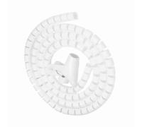 EMUKOEP Tube en Spirale, Solution d'organisation de Câbles Flexible (1,5 | Réutilisable, conception zippée, prévention de la poussière, accès facile, parfait pour la maison et le bureau