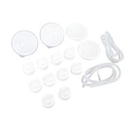 EMUKOEP Valves en silicone en forme de bec de canard, protections anti-refoulement, diaphragme, pièces de rechange pour tire-lait portable M5 avec tubes, anti-fuite, de qualité alimentaire