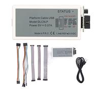 Émulateur de téléchargement Débogueur DLC9LP Programmeur de conversion de niveau haute vitesse pour puces FPGA CPLD Coque ABS 1.4 5.0V avec 5 câbles USB CD