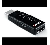 Émulateur EDID Lindy 32105 HDMI USB-C 8K 7680x4320 48Gbit/s ABS noir 64.5x22.5x11mm