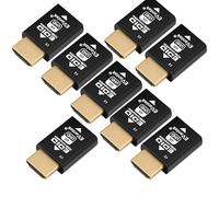 Émulateur EDID Mini HDMI Passthrough - 1080p à 4K@60Hz | Conception compacte | Compatible avec les commutateurs HDMI, les rallonges, les récepteurs AV, les répartiteurs vidéo - Lot de 8