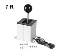 Émulateur USB en métal 6+R/7+R pour Logitech G29 G27 G920 et Thrustmaster T300, accessoire de simulateur de course pour ATS ETS WRC sur (7 vitesses)