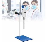 Émulsifiant homogénéisateur de laboratoire à grande vitesse avec affichage numérique, machine de dispersion d'homogénéisation avec 2 têtes de travail, pour l'industrie des cosmétiques/alimen FJ200-SH