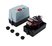 EMVEJOVL Magnetic Starter QCX5-25A 32A Housing Electronic Starter Starting Switch QCX2(LE1)-32 Electronic Starter Protector 220V 380V 110V 36V 24V 11KW (32A,17-25A_380V)