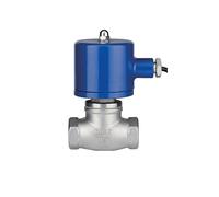 EMVIXTGLK Électrovanne à Piston Pilote en Acier Inoxydable DN15-DN65, électrovanne normalement fermée AC220V 110V for Vapeur, Liquide et Eau(G-220v,DN15)