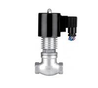 EMVIXTGLK Électrovanne Haute température DN15-DN65 avec Piston AC220V 110V, électrovanne normalement fermée for Vapeur, Liquide et Eau(NPT-24V,DN65)