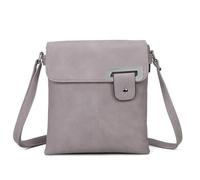 EMVY Cornerstone Collection Sac à bandoulière à rabat - 25,5 × 28 × 2 cm - Rabat magnétique avec fermeture éclair supérieure sécurisée - 2 compartiments, fermeture éclair intérieure et 2 poches