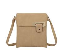EMVY Cornerstone Collection Sac à bandoulière à rabat - 25,5 × 28 × 2 cm - Rabat magnétique avec fermeture éclair supérieure sécurisée - 2 compartiments, fermeture éclair intérieure et 2 poches