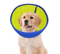 Emwel Collier conique en maille souple pour chien après chirurgie pour éviter le léchage - Collier de récupération réglable pour la protection des plaies, confortable et léger pour petits chiens