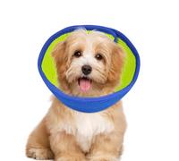 Emwel Collier conique en maille souple pour chien après chirurgie pour éviter le léchage - Collier de récupération réglable pour la protection des plaies, confortable et léger pour chiens de taille XS
