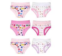 EMY Culottes Fille Enfant Coton (Heart, 4 Ans)