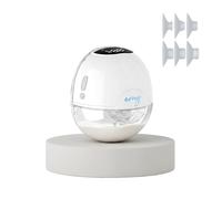 Emy Pump | Tire-lait Électrique Main Libre Double | Qualité Médicale | 6 Tailles de Téterelles | Puissance Hospitalière (300 mmHg) | Silencieux & Discret | 3 Modes et 9 Niveaux | Fizimed | Lot de 2