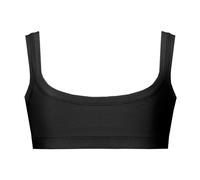EMY Top Brassiere Fille Coton Élastique 4-12 Ans | Soutien-Gorge Doux Naturel Non Synthétique | 3 Couleurs: Blanc Noir Nu | sous-vêtements Sport Danse, Noir, 5 Ans