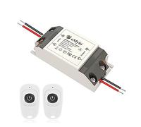 eMylo Commutateur Smart Wifi RF Module de relais sans fil Télécommande Interrupteurs 1 canal Minuterie domotique 12V 433Mhz 5V-36V Compatible avec Alexa/Google Home via Ios Android