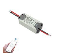 eMylo Commutateur WiFi intelligent Interrupteur d'éclairage universel Smart Home DIY Module de relais sans fil Télécommande Minuterie Commande vocale avec Alexa, Google Home Via Android IOS 1PC