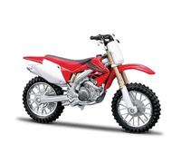 EMYMPUKSCK Modèle de moto en alliage de simulation Pour CRF450F avec base de scène en arrière-plan 1:18