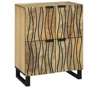 EMYRLXQW Armoires et rangement, armoires de rangement multimédia et étagères - Buffet 60 x 33,5 x 75 cm en bois massif de manguier et bois d'ingénierie